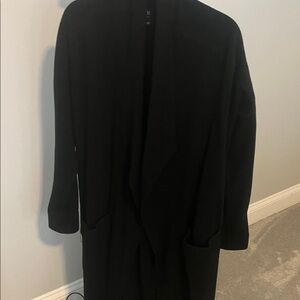 Elegant Black Women's Cape Coat